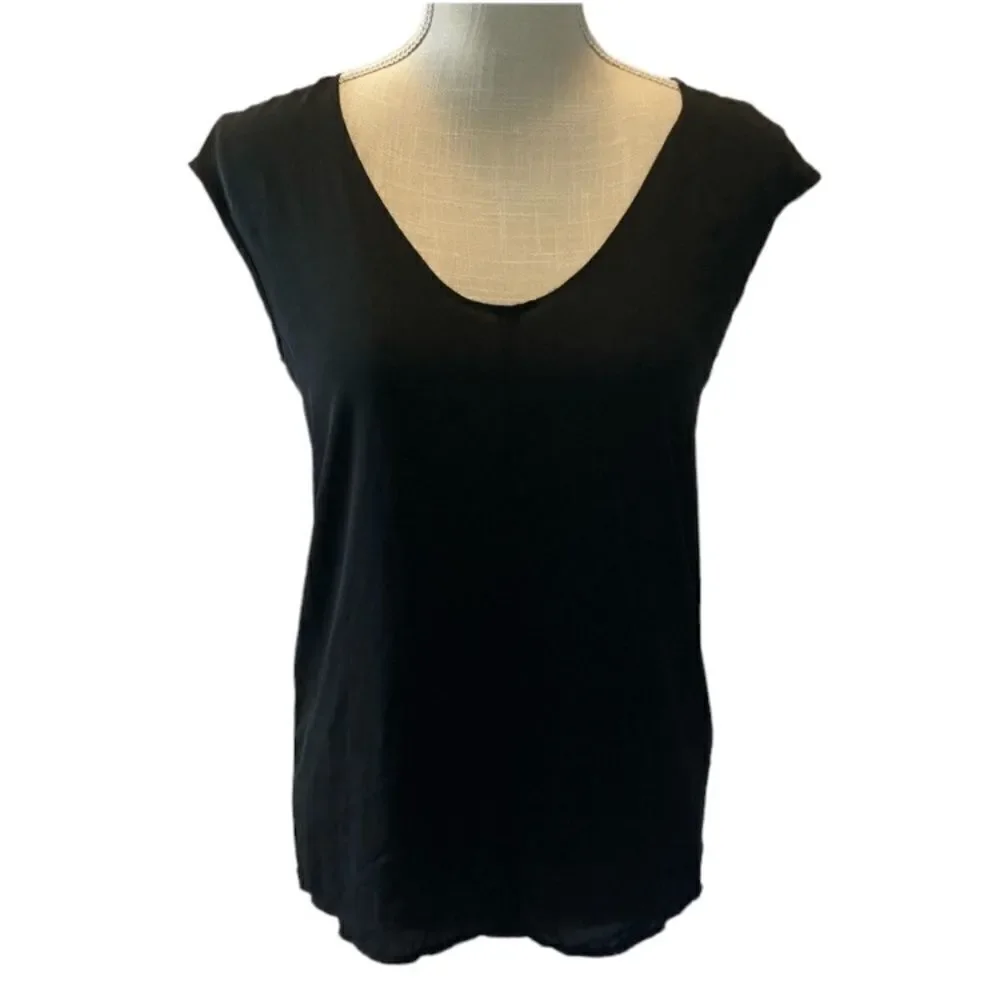 J Crew Black blouse XS